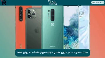 «انتباه الآن» سعر اليورو مقابل الجنيه اليوم الثلاثاء 10 يونيو 2025